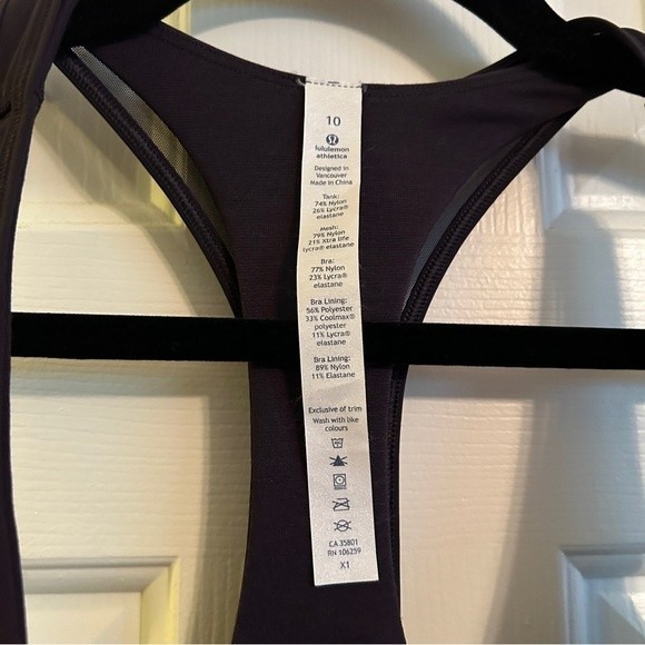 Lululemon Twist Around Tank 10 Boysenberry - Picture 3 of 8
